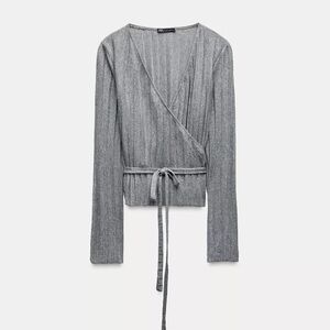 Zara soft plated sweater ,Size S